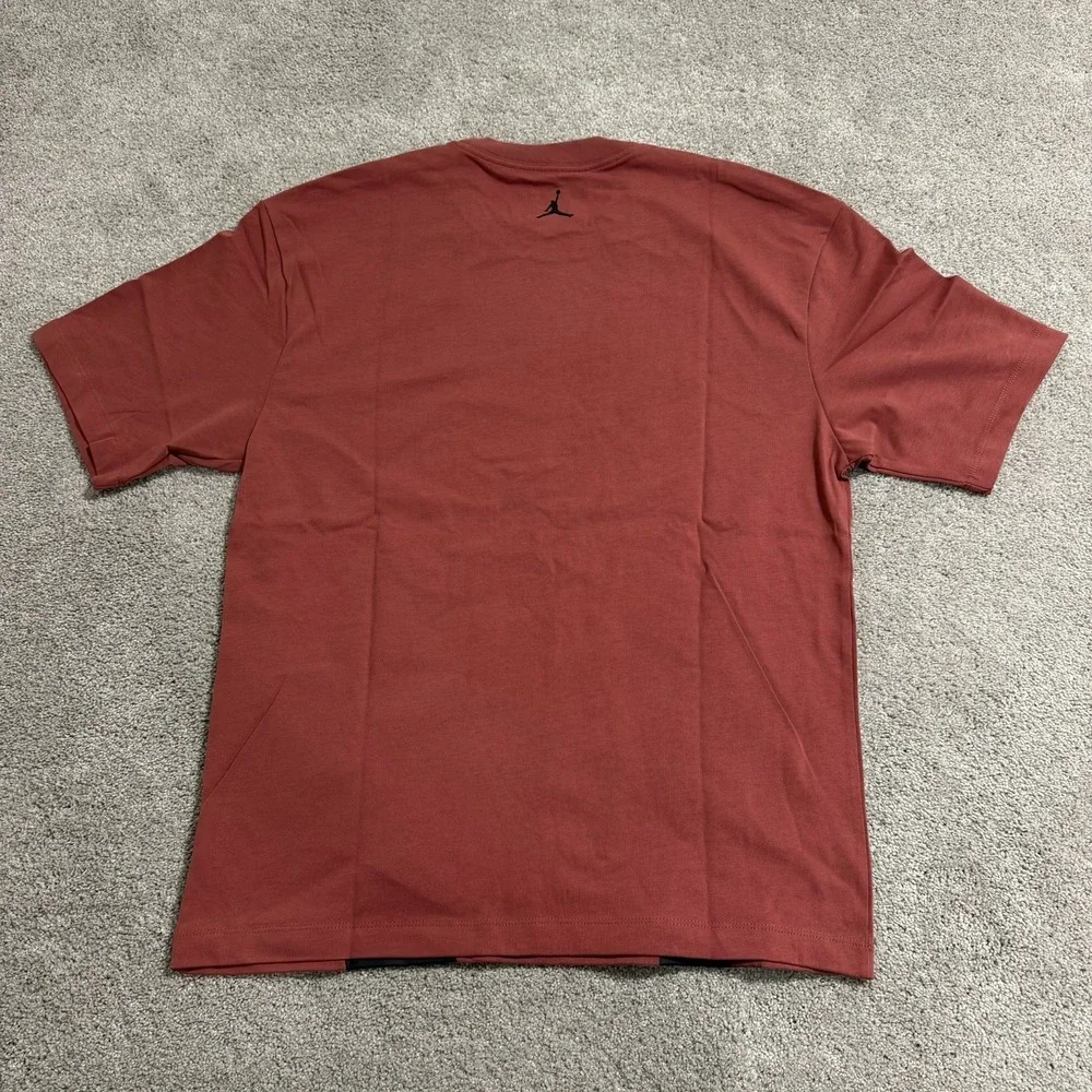 Nike Air Jordan Flight MVP 6 Rings T Shirt Mens Sz M Canyon Rust Red HJ2322-691